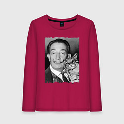 Женский лонгслив Salvador Dali & nice cat