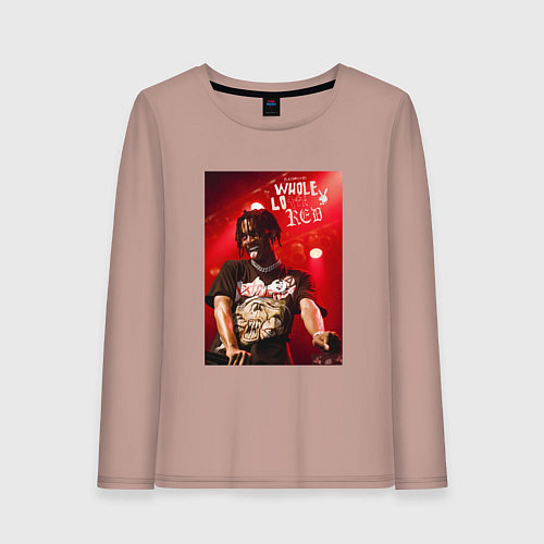 Женский лонгслив PLAYBOI CARTI WLR / Пыльно-розовый – фото 1