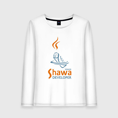 Женский лонгслив Senior Shawa Developer / Белый – фото 1
