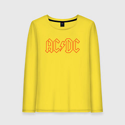 Женский лонгслив ACDC - Logo