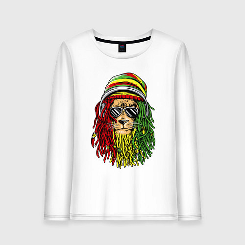 Женский лонгслив Rasta lioN / Белый – фото 1