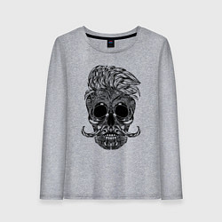 Женский лонгслив Skull hipster