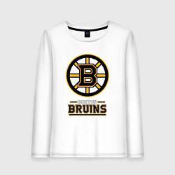 Женский лонгслив Boston Bruins , Бостон Брюинз