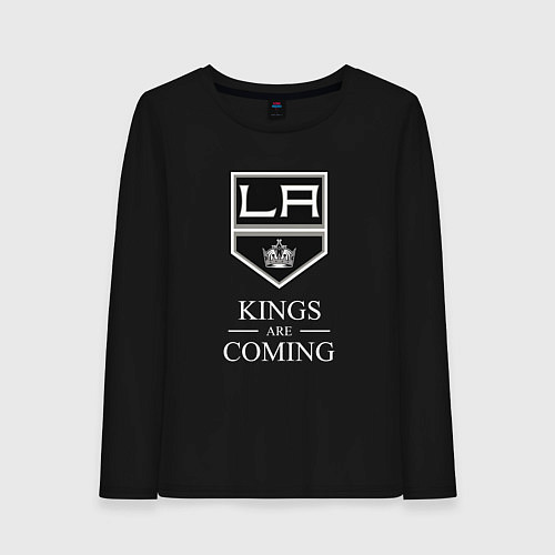 Женский лонгслив Los Angeles Kings, Лос Анджелес Кингз / Черный – фото 1