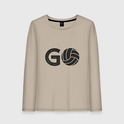 Женский лонгслив Go Volleyball