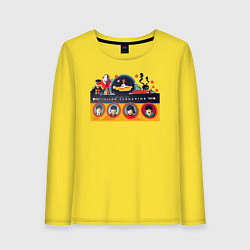 Женский лонгслив Yellow Submarine Мультфильм