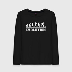 Женский лонгслив HOCKEY EVOLUTION ХОККЕЙ ЭВОЛЮЦИЯ