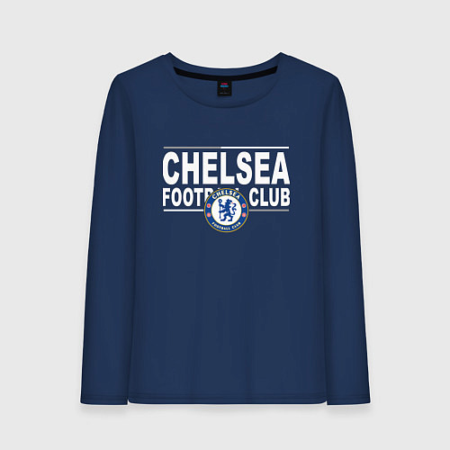 Женский лонгслив Chelsea Football Club Челси / Тёмно-синий – фото 1