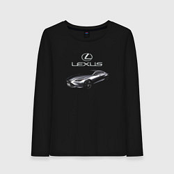 Лонгслив хлопковый женский Lexus Concept Prestige, цвет: черный