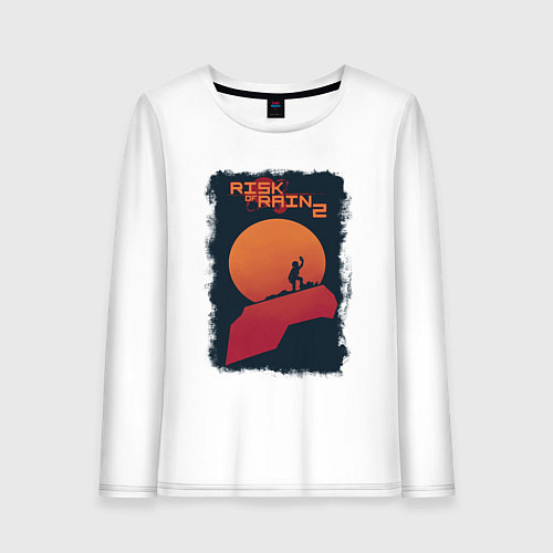 Женский лонгслив Risk of Rain 2 art / Белый – фото 1