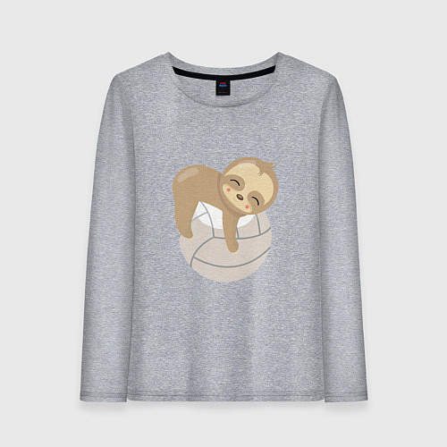 Женский лонгслив Volleyball Lover / Меланж – фото 1