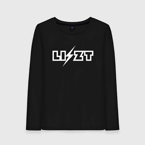 Женский лонгслив Ференц Лист / Черный – фото 1