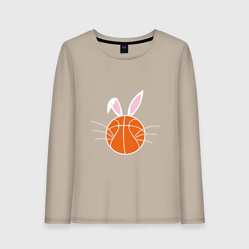 Женский лонгслив Basketball Bunny / Миндальный – фото 1