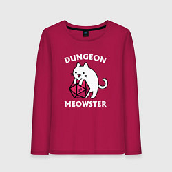 Женский лонгслив Dungeon Meowster