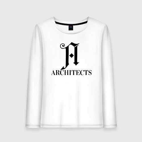 Женский лонгслив Architects epitaph / Белый – фото 1