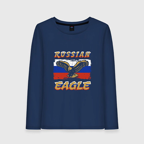 Женский лонгслив Russian Eagle / Тёмно-синий – фото 1