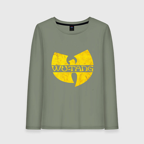 Женский лонгслив Wu tang logo / Авокадо – фото 1