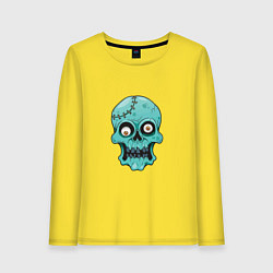 Женский лонгслив Zombie Skull