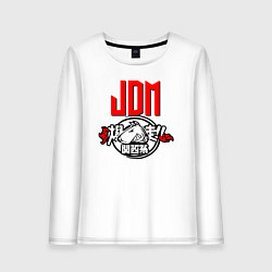 Женский лонгслив JDM Bull terrier Japan