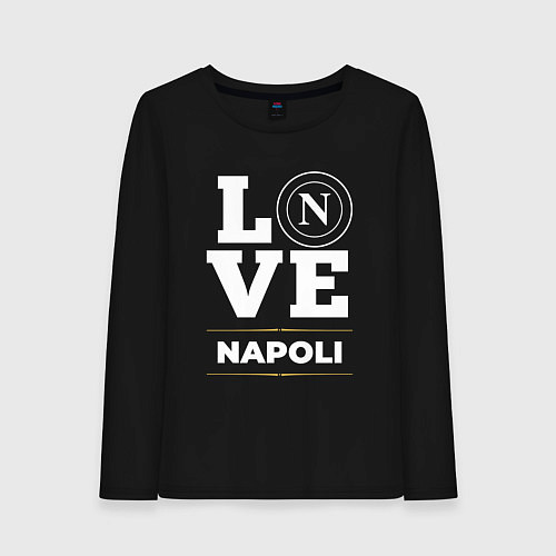 Женский лонгслив Napoli Love Classic / Черный – фото 1