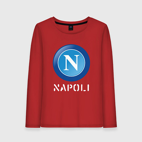 Женский лонгслив SSC NAPOLI Napoli / Красный – фото 1