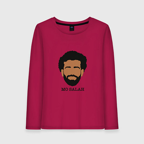 Женский лонгслив Mo Salah Liverpool / Маджента – фото 1