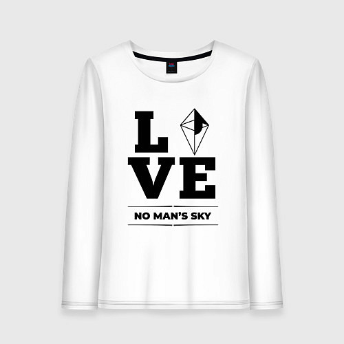 Женский лонгслив No Mans Sky Love Classic / Белый – фото 1