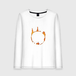 Женский лонгслив Dark Souls Знак тьмы