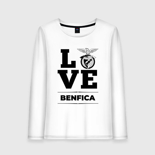 Женский лонгслив Benfica Love Классика / Белый – фото 1