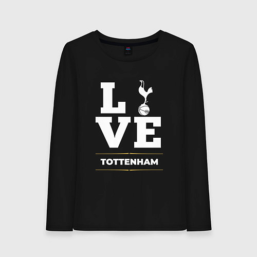 Женский лонгслив Tottenham Love Classic / Черный – фото 1