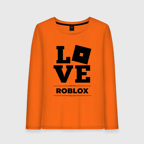 Женский лонгслив Roblox Love Classic / Оранжевый – фото 1