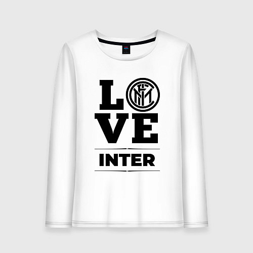 Женский лонгслив Inter Love Классика / Белый – фото 1