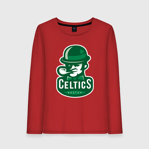 Женский лонгслив Celtics Team / Красный – фото 1