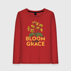 Женский лонгслив Bloom with grace