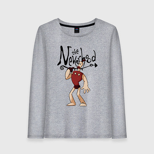 Женский лонгслив The neverhood - Klaymen / Меланж – фото 1