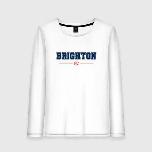 Женский лонгслив Brighton FC Classic / Белый – фото 1