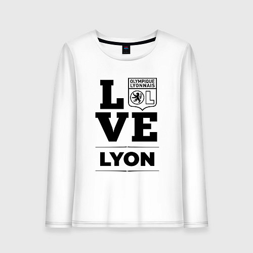 Женский лонгслив Lyon Love Классика / Белый – фото 1