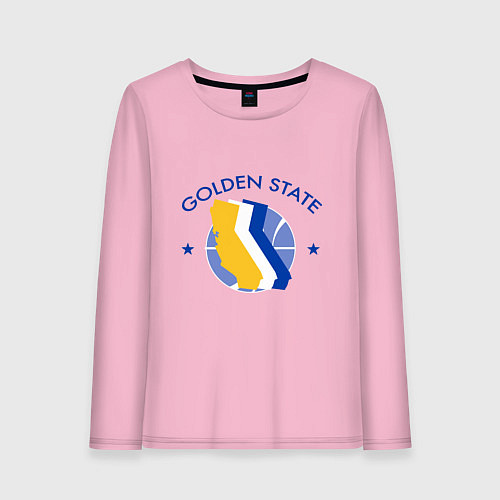 Женский лонгслив Golden State Game / Светло-розовый – фото 1