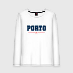 Лонгслив хлопковый женский Porto FC Classic, цвет: белый