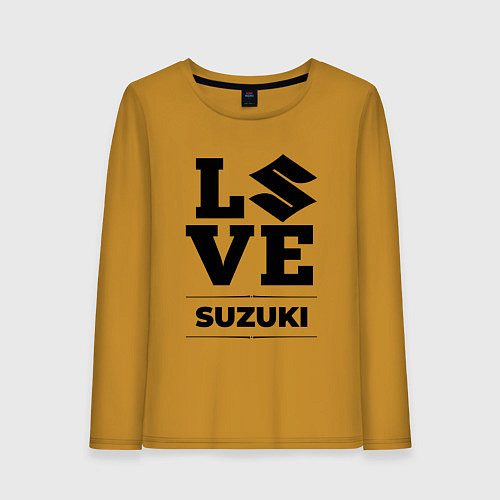 Женский лонгслив Suzuki Love Classic / Горчичный – фото 1