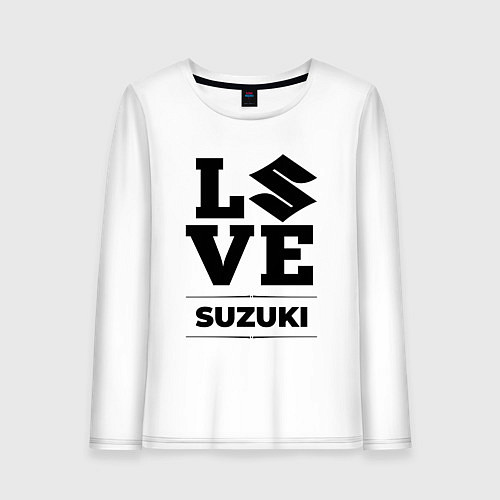 Женский лонгслив Suzuki Love Classic / Белый – фото 1