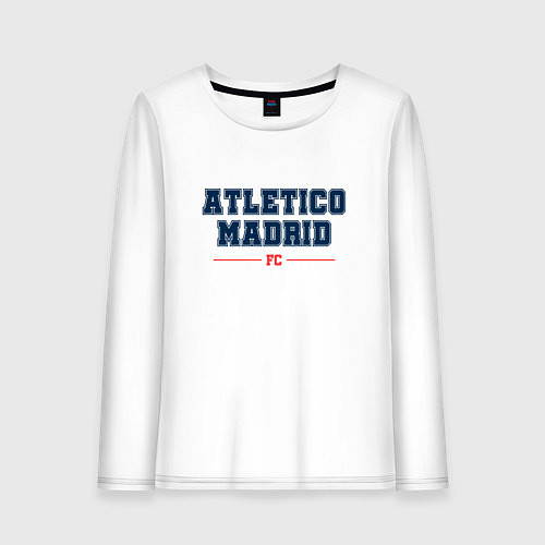 Женский лонгслив Atletico Madrid FC Classic / Белый – фото 1