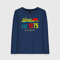 Женский лонгслив Vintage est 1975 Limited Edition