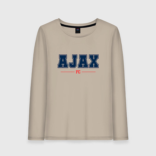 Женский лонгслив Ajax FC Classic / Миндальный – фото 1