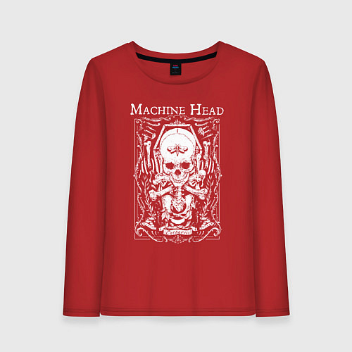 Женский лонгслив Machine Head Catharsis Groove metal / Красный – фото 1