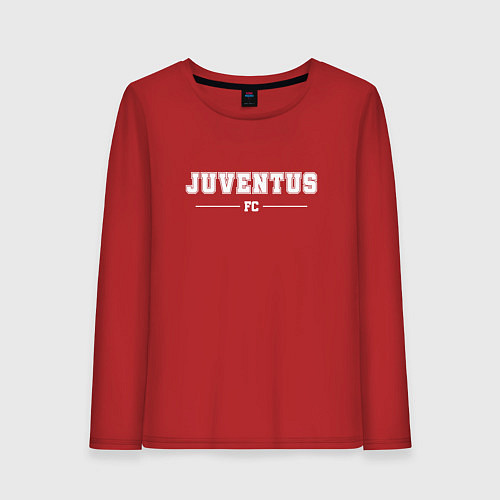 Женский лонгслив Juventus Football Club Классика / Красный – фото 1