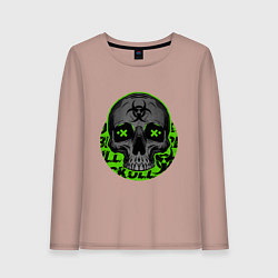 Женский лонгслив SKULL TOXIC