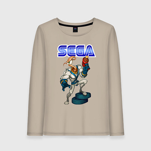 Женский лонгслив SEGA - Jim / Миндальный – фото 1