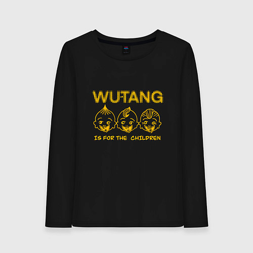 Женский лонгслив Wu-Tang Childrens / Черный – фото 1