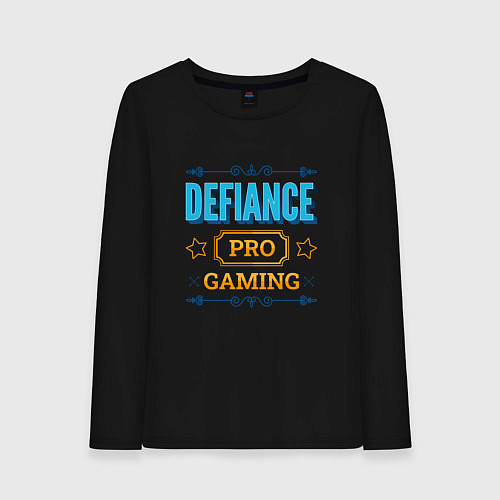 Женский лонгслив Игра Defiance PRO Gaming / Черный – фото 1